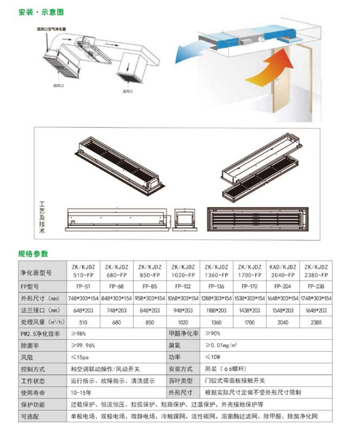 紫科净化除尘系统电子除尘光氢杀菌系列